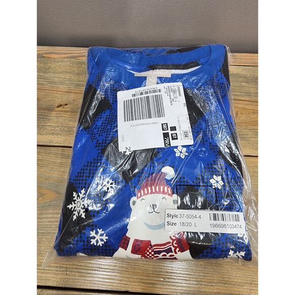 Woman Within Women's Polar Bear Snow Sweatshirt Size Large 18/20 - Picture 1 of 5